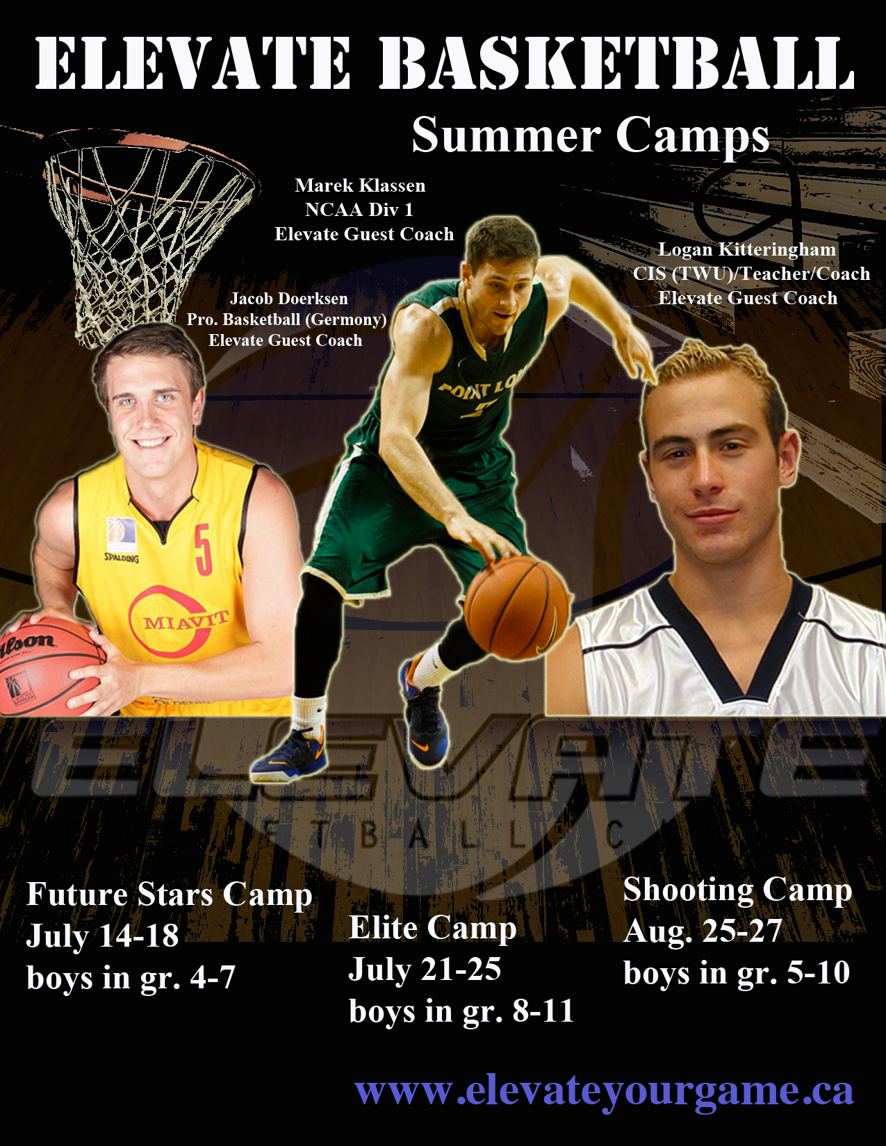 Elite Camp Guest Coaches are Confirmed! – ELEVATE Basketball